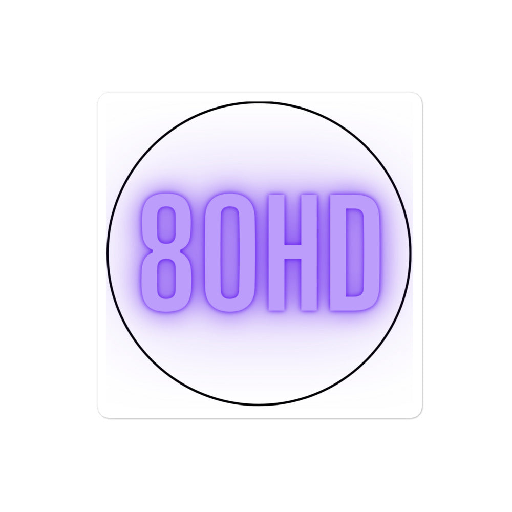 Blue 80HD stickers