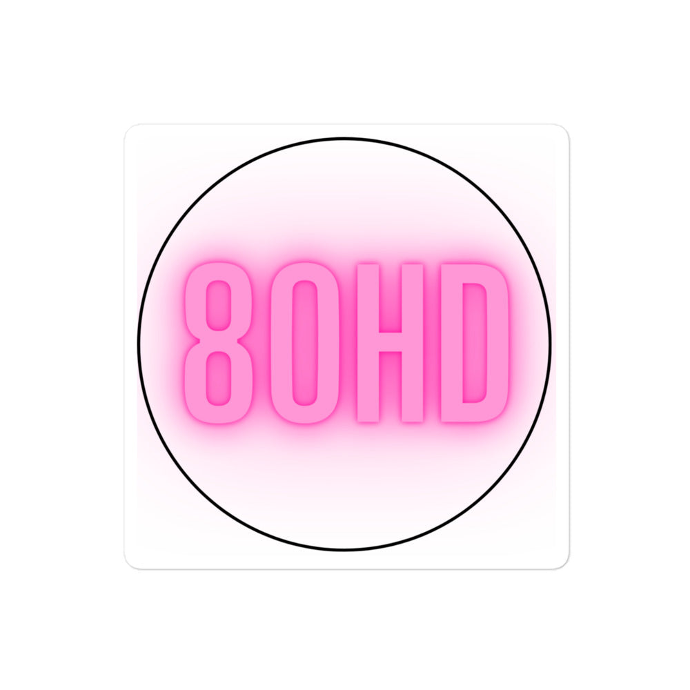 Pink 80HD stickers