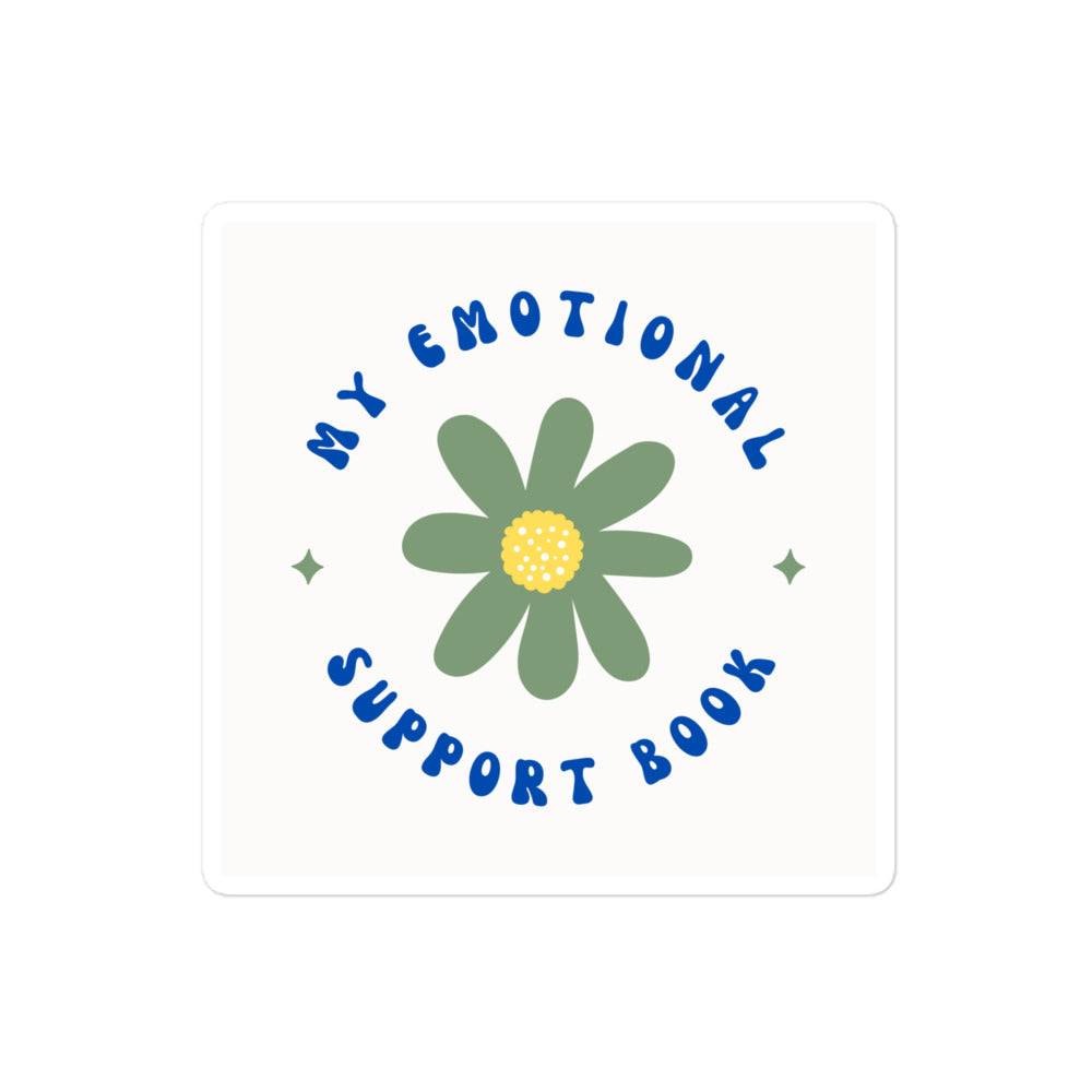 Emotional Support Book stickers