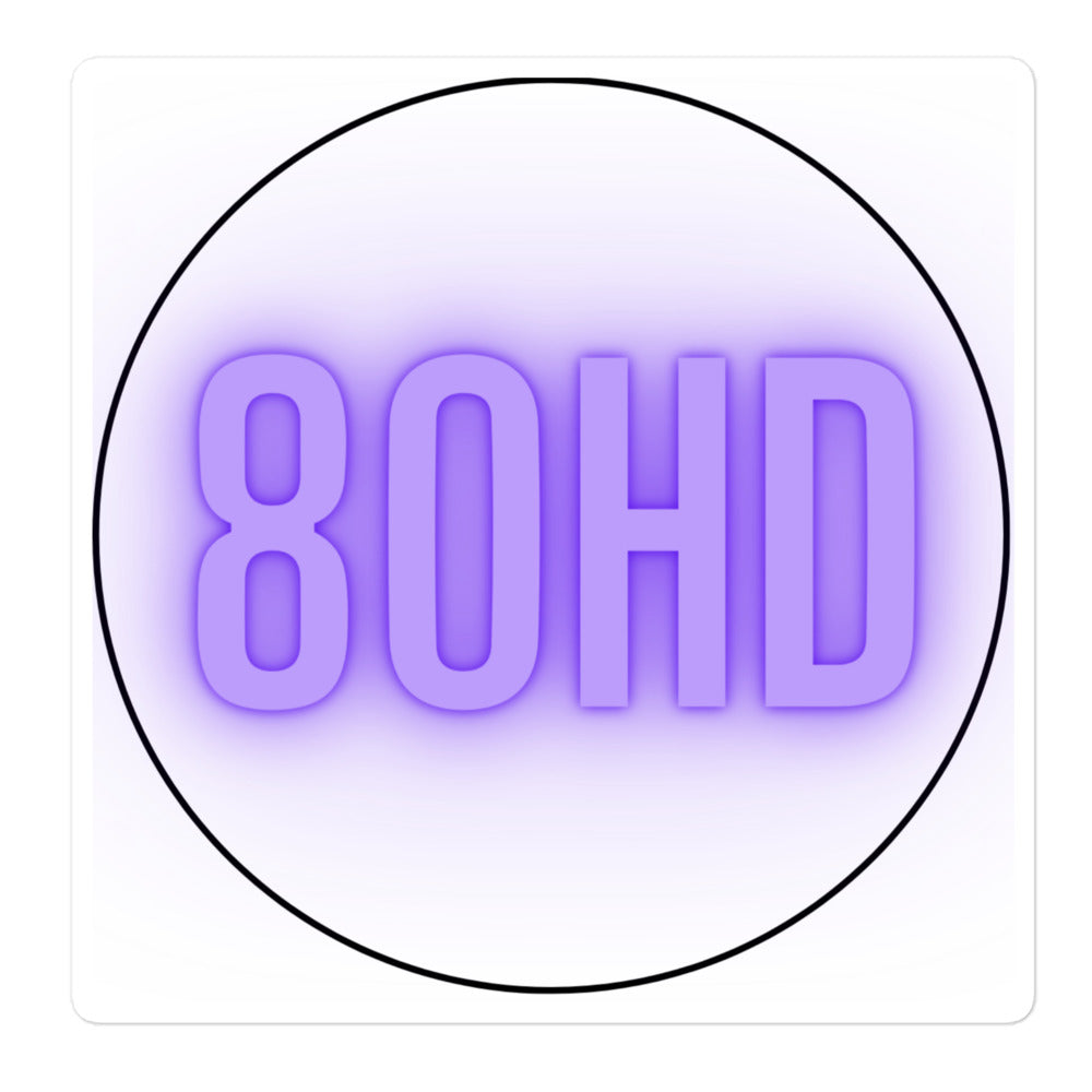 Blue 80HD stickers