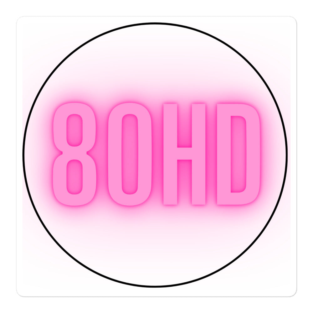 Pink 80HD stickers