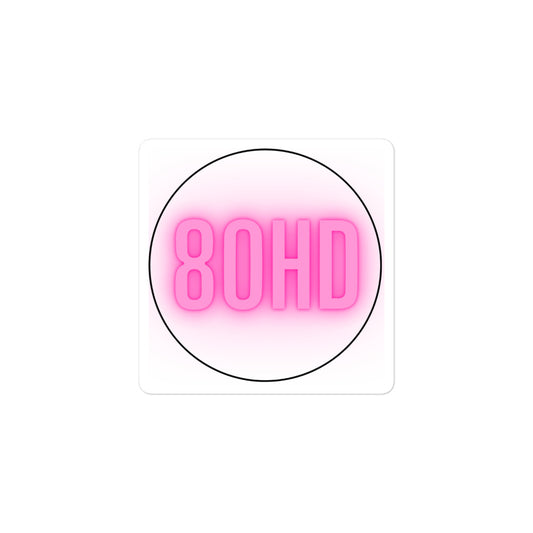 Pink 80HD stickers