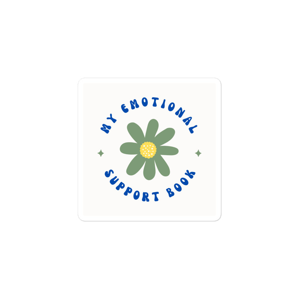 Emotional Support Book stickers