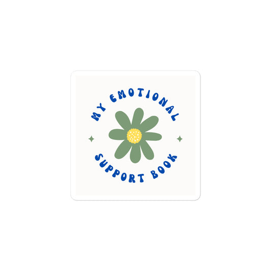 Emotional Support Book stickers