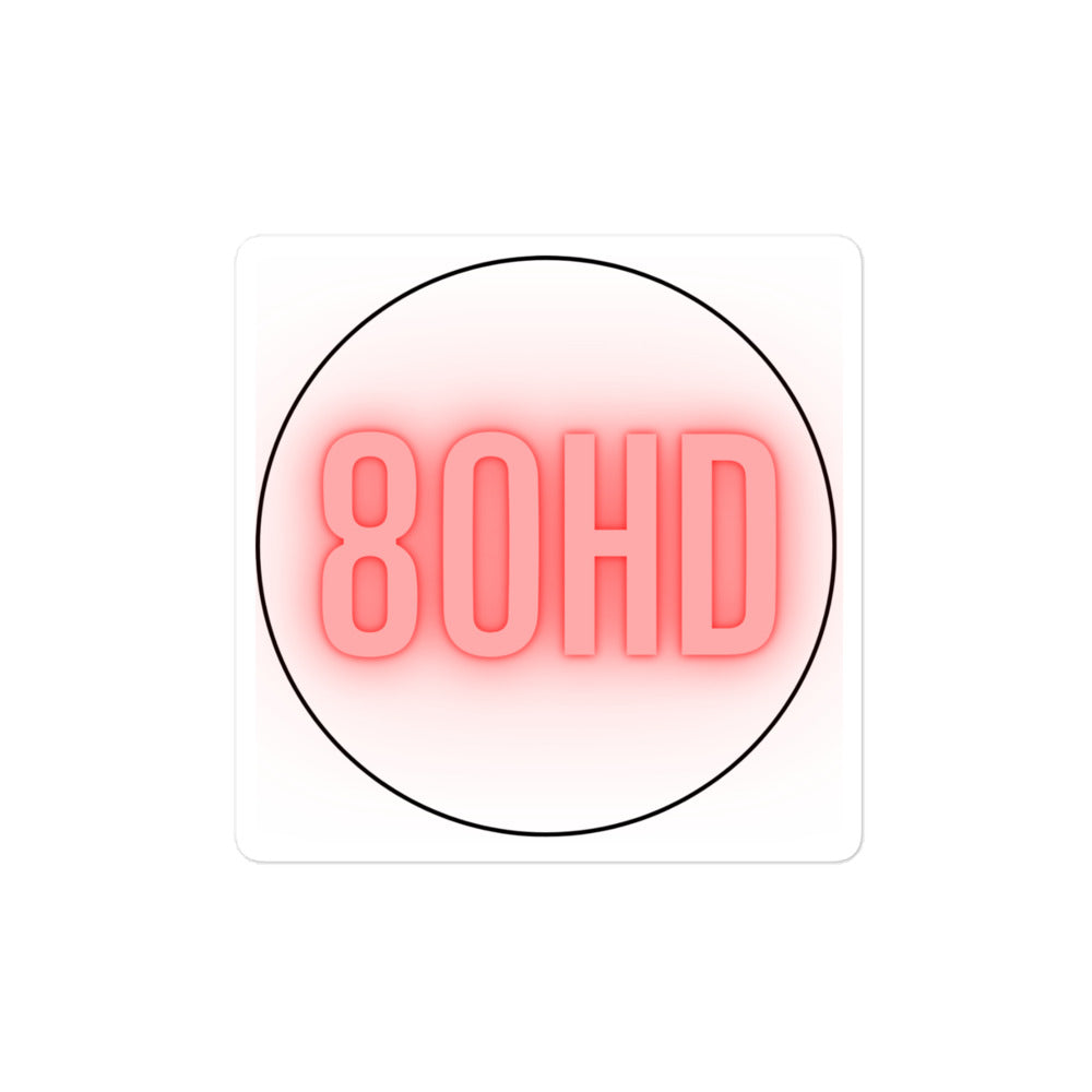 Red 80HD stickers