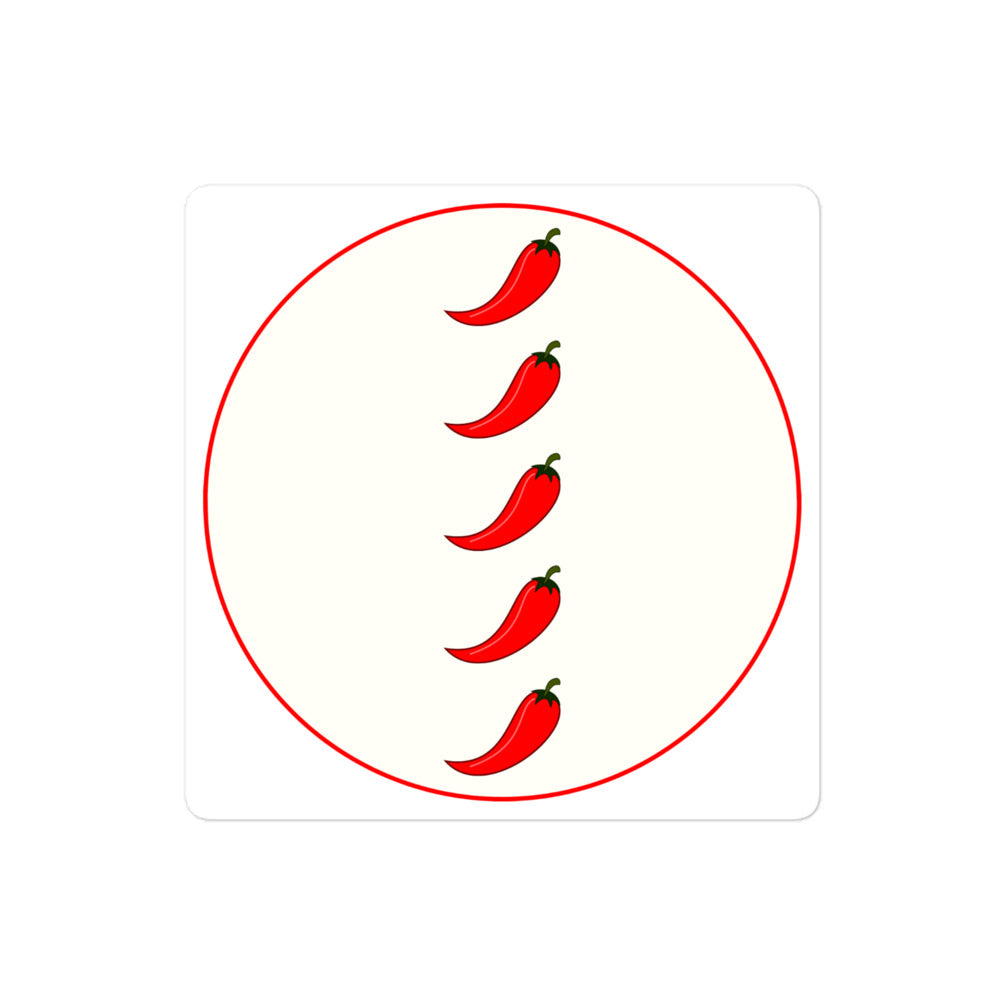 5 Pepper spicy stickers
